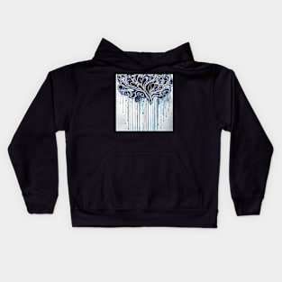 Inky dripping cloud Kids Hoodie